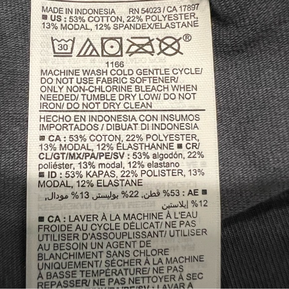 Old Navy Powerchill 7/8 Ankle Extra High Rise Gray Tie Dye NWT Leggings - Picture 5 of 5